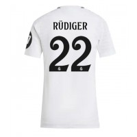 Real Madrid Antonio Rudiger #22 Hjemmebanetrøje Dame 2024-25 Kortærmet